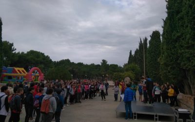 Trobada esportiva escolar al parc de Sant Eloi